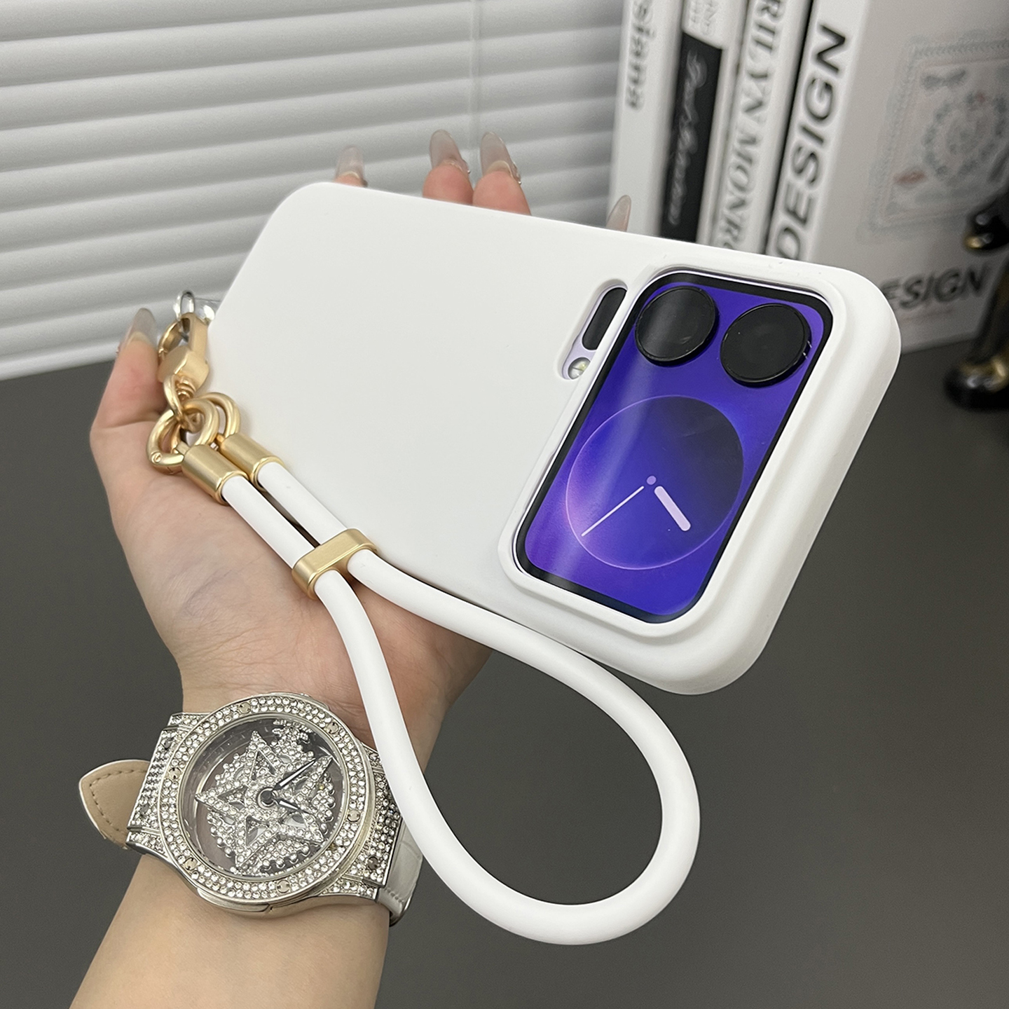 适用于小米17promax手提绳手机壳