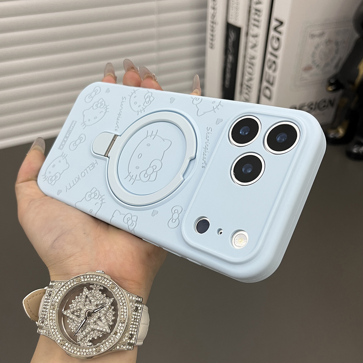 适用于iphone17promax支架手机壳