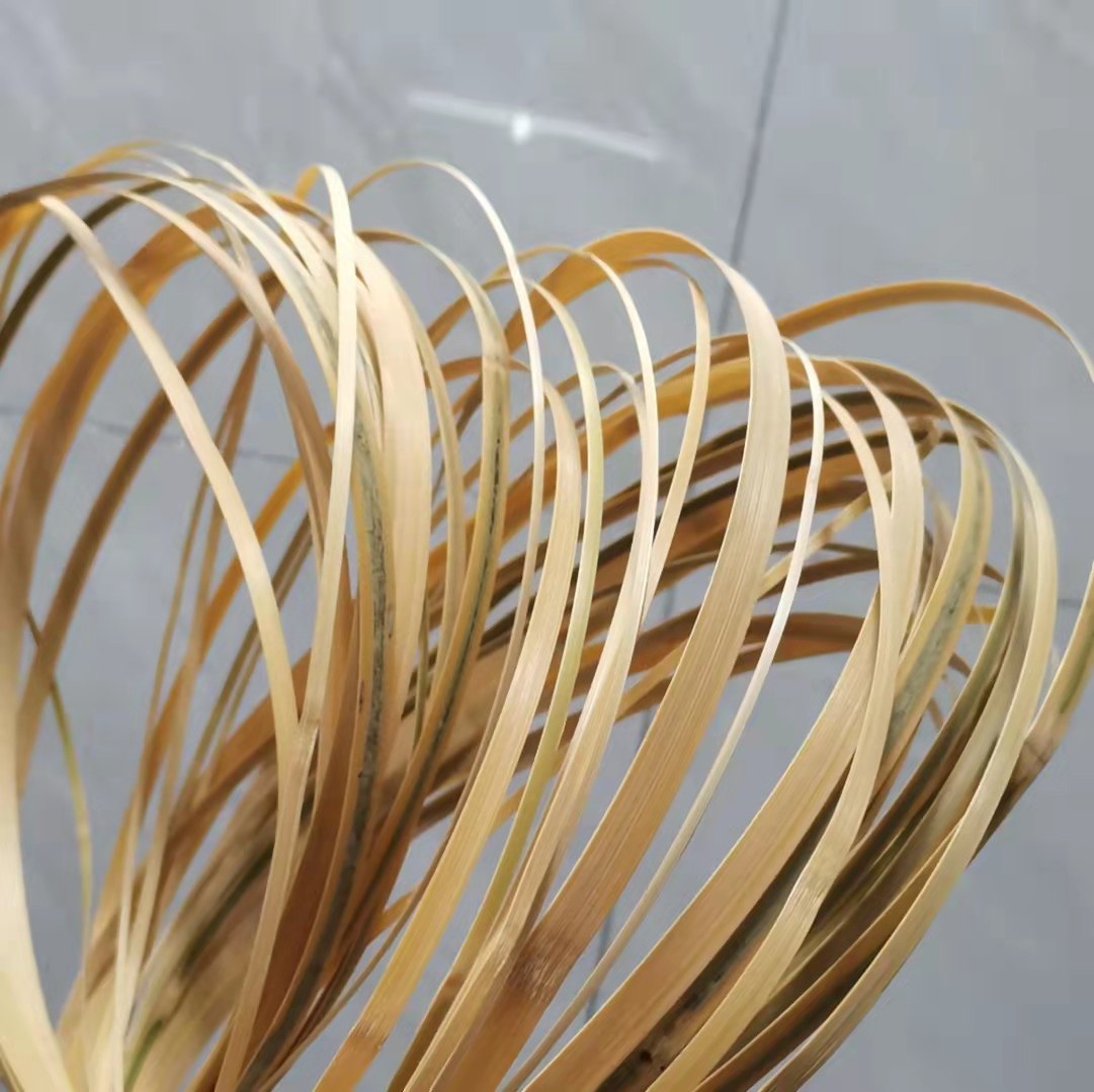 手工竹篾条黄蔑青篾竹片花艺竹片婚礼装饰竹编材料场景布置材料包