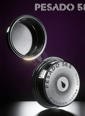 澳洲PESADO粉碗He[%]全覆盖无槽直身无底粉碗 意式咖啡机粉碗58.5