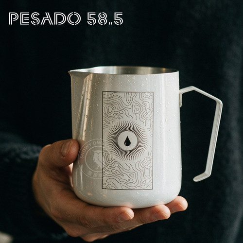 澳洲PESADO品牌拉花缸竞赛版细尖嘴/椭圆嘴 490ml咖啡拉花缸