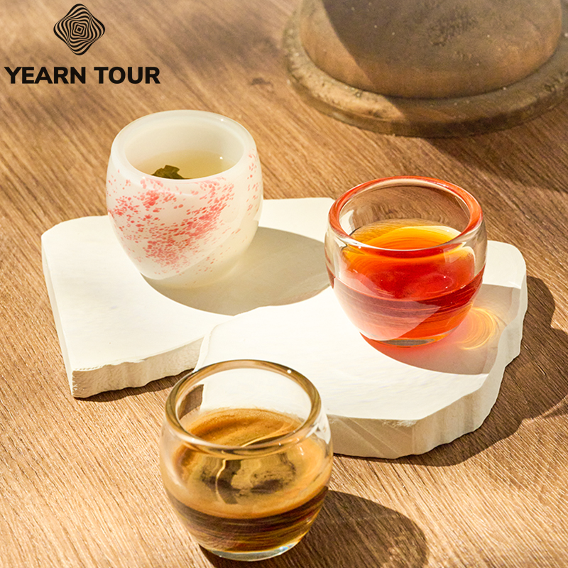 Brewista&YearnTour艺途联名系列砂绘玻璃小圆杯65ml/80ml