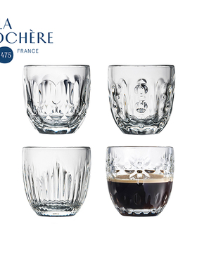 法国LA ROCHERE意式浓缩咖啡杯手冲单品杯澳白杯冰咖啡杯玻璃杯
