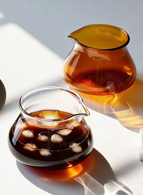 雪昂分享壶闻香壶品鉴壶耐热玻璃壶手冲咖啡壶桃桃迷你咖啡感官壶