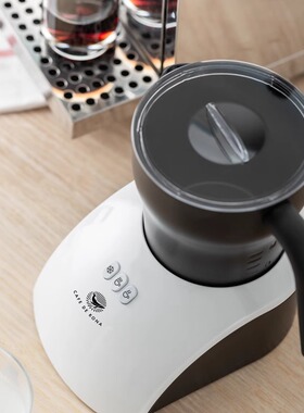 CAFEDEKONA电动奶泡器家用全自动冷热意式咖啡拉花打奶泡机