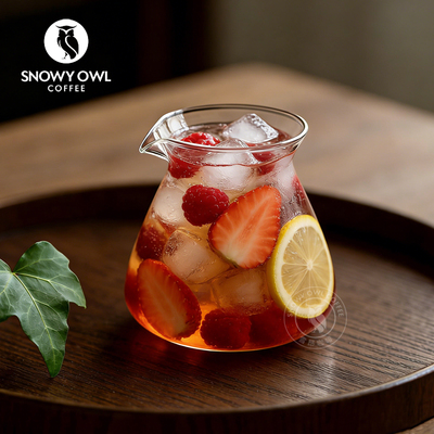 雪昂咖啡壶闻香品鉴壶果茶花茶壶