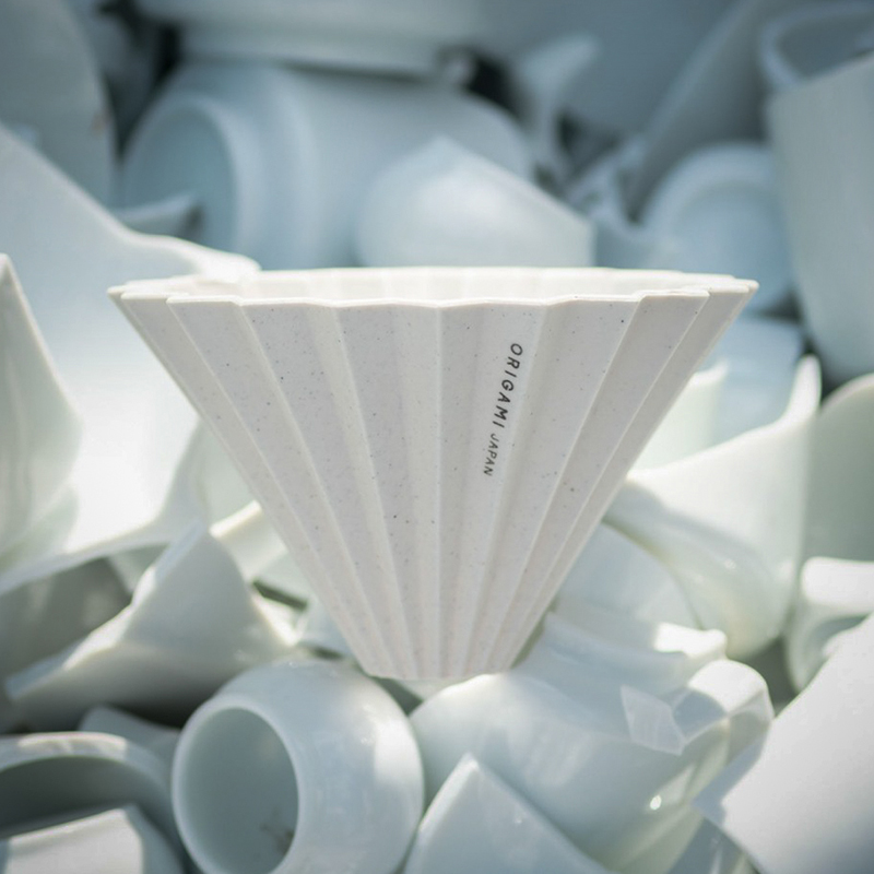 ORIGAMI rework折纸滤杯 环保再生V60陶瓷手冲咖啡滤杯 2025新款