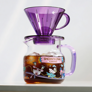 雪昂手冲咖啡滤杯 手冲过滤器燕印限定粉色滤杯 v60树脂滤杯滴漏式