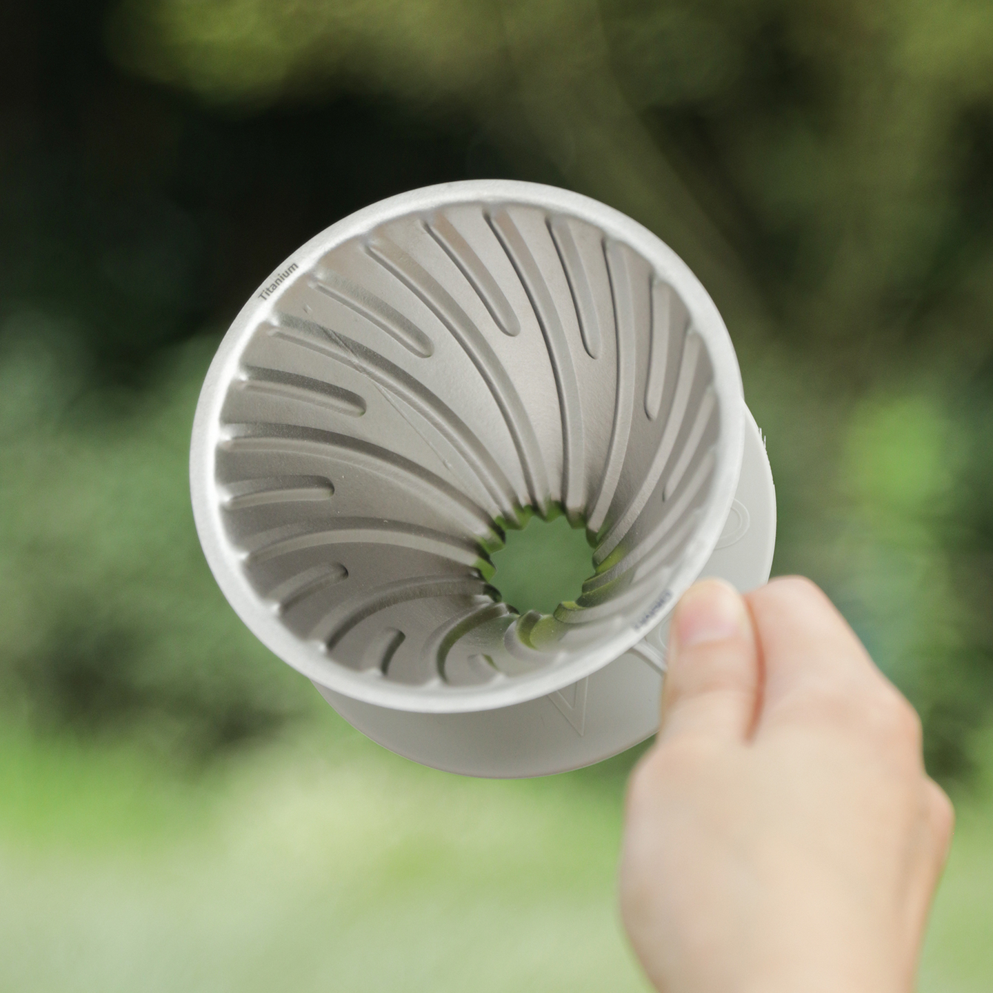 hario滤杯纯钛v60手冲咖啡滤杯