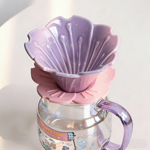 雪昂 陶瓷滤杯陶瓷咖啡滤杯 v60滤杯咖啡过滤漏斗 手冲滤杯萃取杯