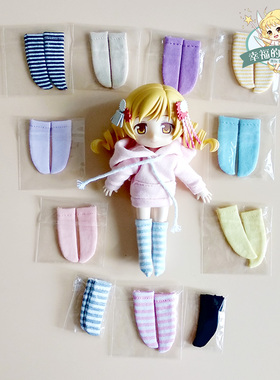 OB11袜子 中筒袜 打底袜 小布blythe obitsu11可穿长筒娃中袜