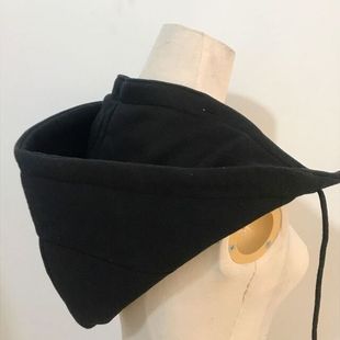 可拆卸帽子单买假帽子领连帽针织羽绒服风衣单独衣服上配的帽衫