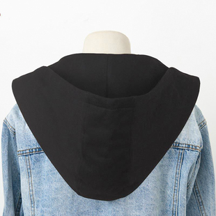 可拆卸帽子单买假帽子领连帽针织羽绒服风衣单独衣服上配的帽衫