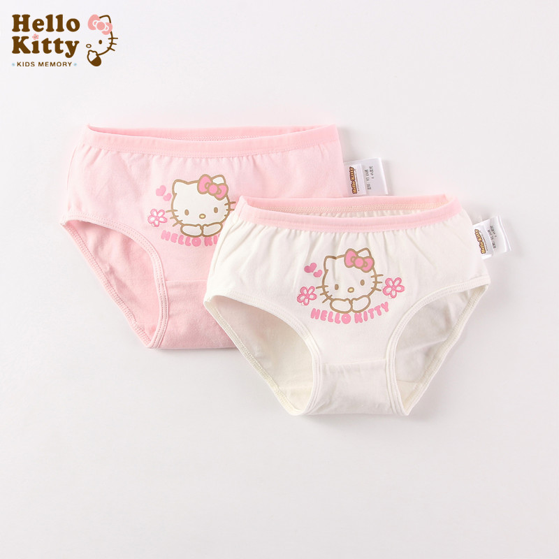 正品女童内裤卡通棉三角裤面包