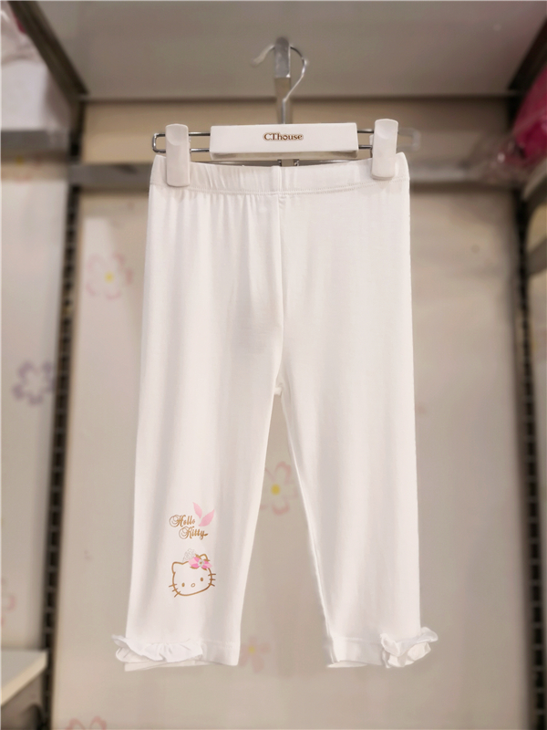 薄款小孩修身外穿女童打底裤