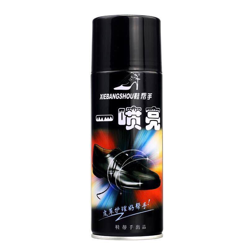 三惠鞋帮手一喷亮皮革护理剂皮鞋衣皮包沙发上光蜡泡沫清洁剂喷雾