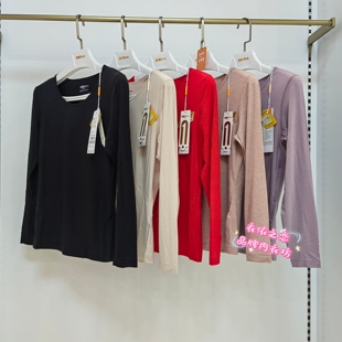 新一系新1系YI61822莫代尔女飘飞绒发热纤维打底秋衣秋裤保暖套装