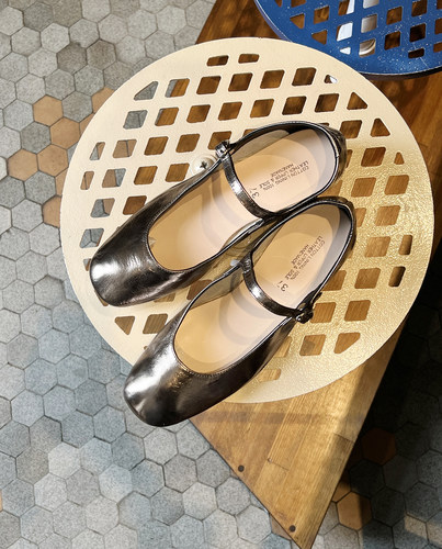 HOMEWORK复古手工玛丽珍单鞋