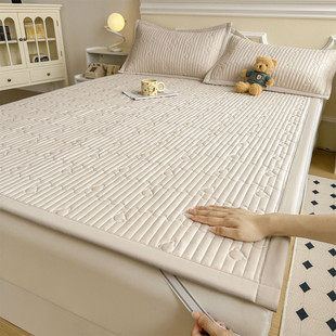 水洗棉加厚床垫素色软垫家用卧室床褥子儿童学生宿舍单人垫背护垫