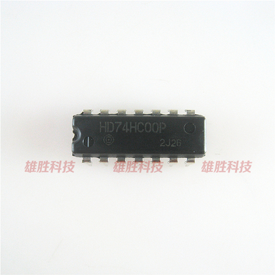 〖全新原装〗HD74HC00P SN74HC00N 直插14脚 四2输入阳性与非门