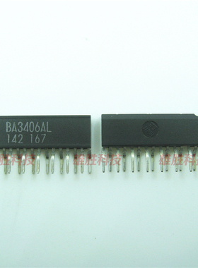 〖原装拆机〗BA3406AL 带静噪控制双前置放大器IC芯片 ZIP-16脚