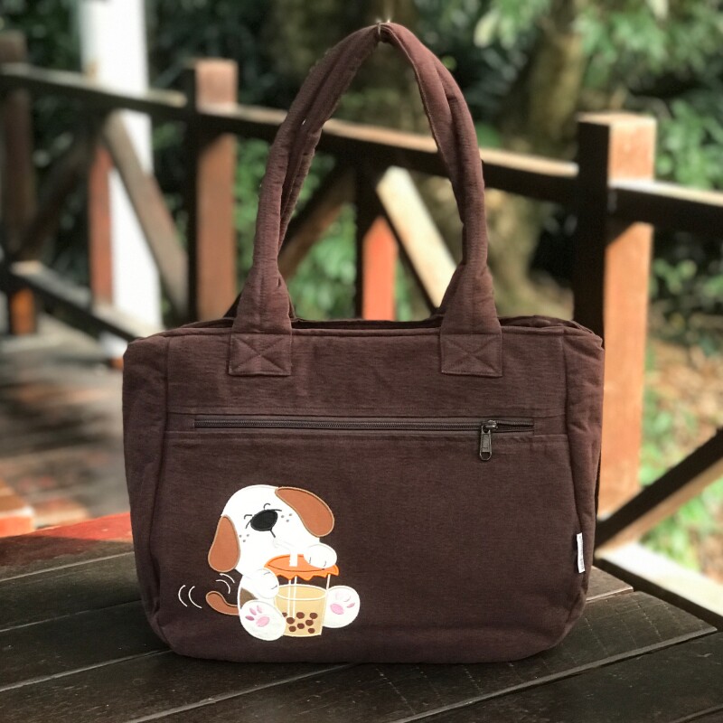 清仓特价 PETSHOP DOBG-251 可爱小狗大容量侧背包单肩包棉布料