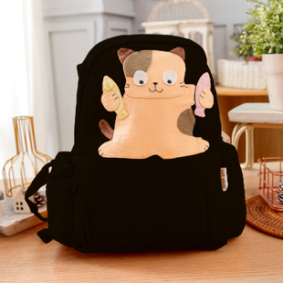 清仓特价 PETSHOP  BG-085B 可爱卡通猫咪儿童双肩包迷你棉布小包