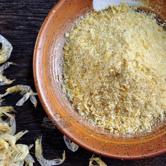 淡干虾皮粉现磨干虾皮粉适合老人或宝宝食材2份包邮