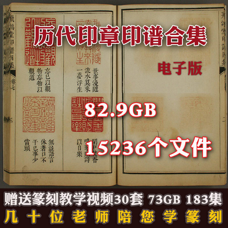印章 印谱 合集 篆刻 自学 教程 电子版 高清图 大家 名家 扫描