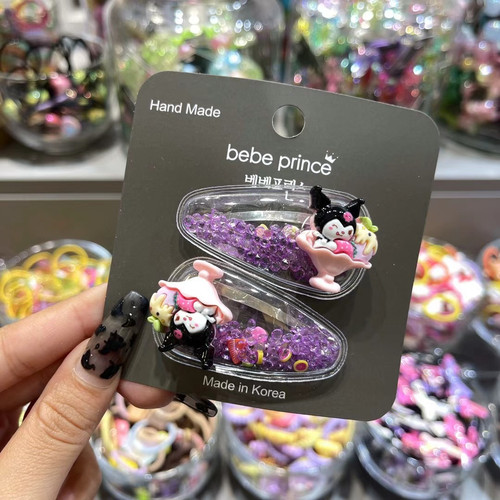 彩色百搭可爱三丽鸥BB夹发卡边夹