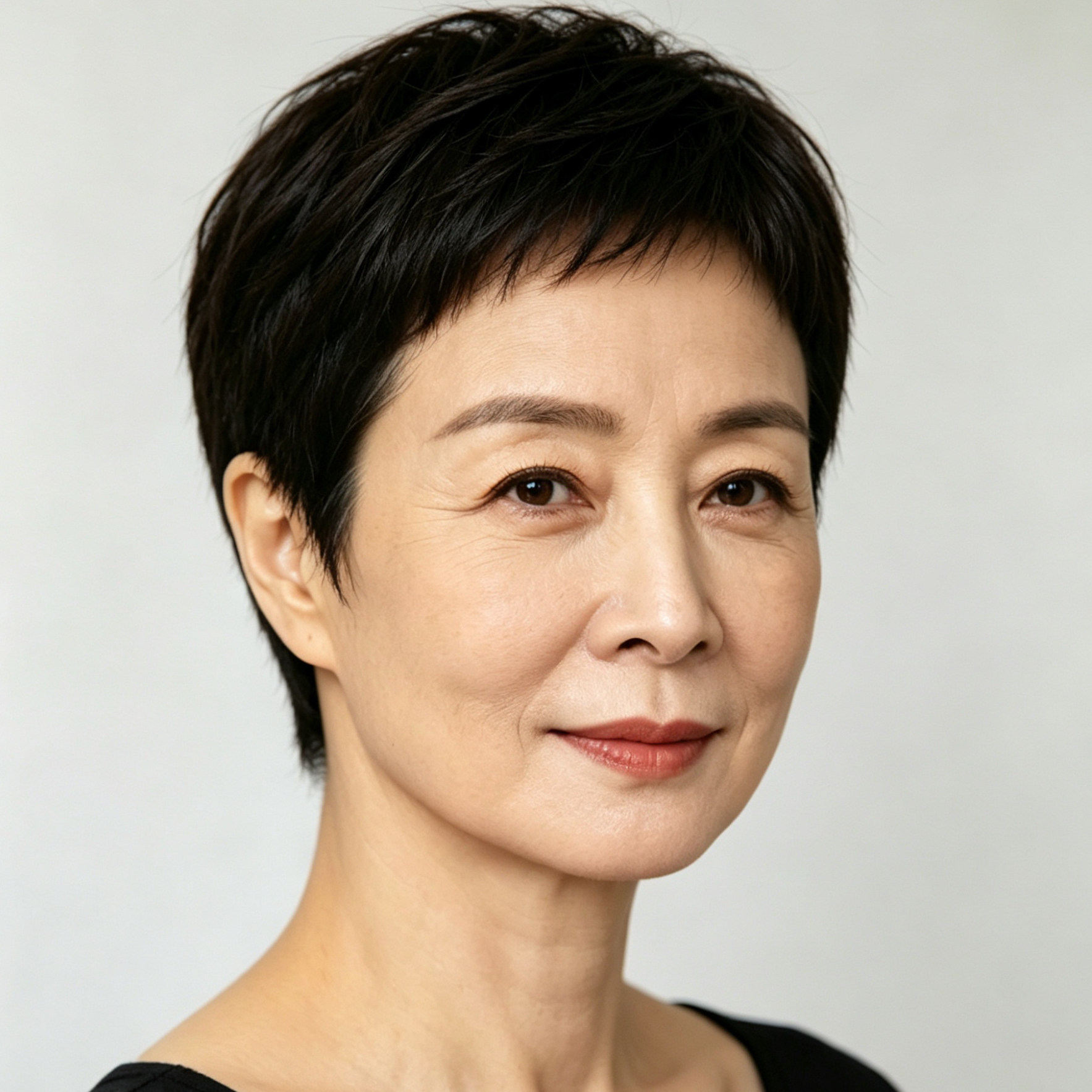 中老年假发短直发女假发妈妈假发全真发清爽干练短刘海发套超短