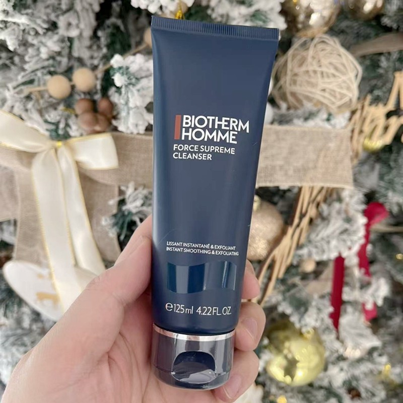 国内柜台正品碧欧泉男士细致平滑洁面乳125ml蓝钻洗面奶清洁去油