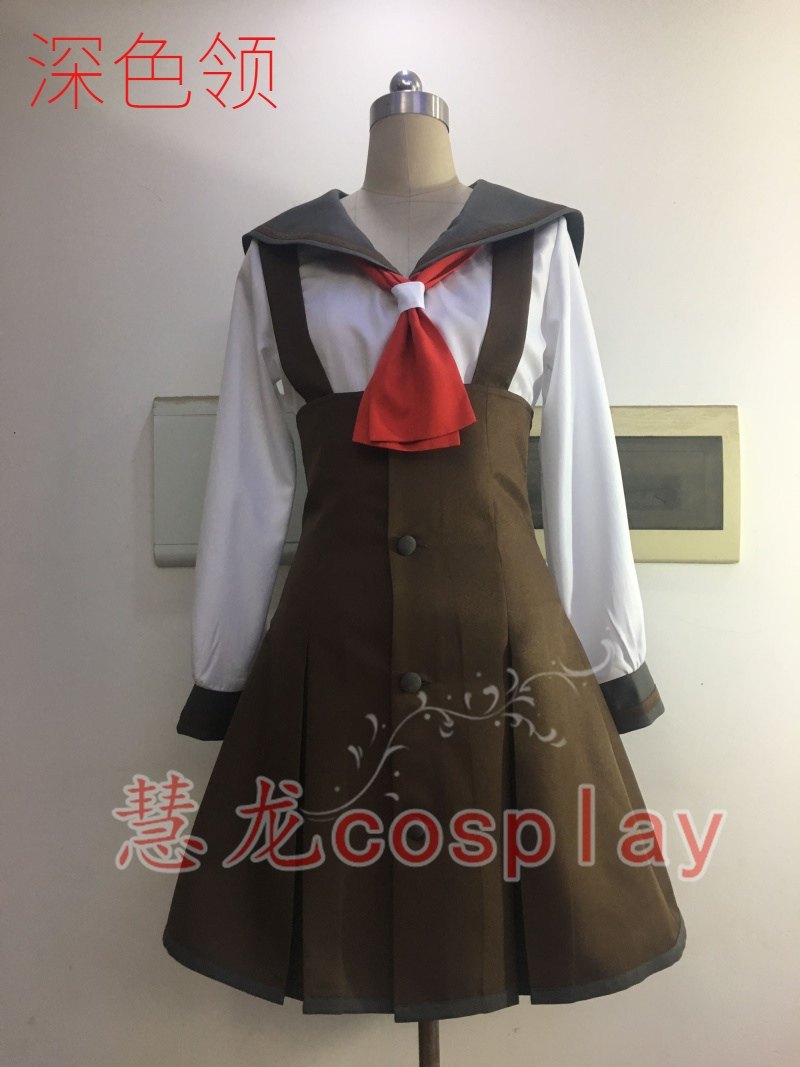 cosplay 化物语 千石抚子校服 cos制服