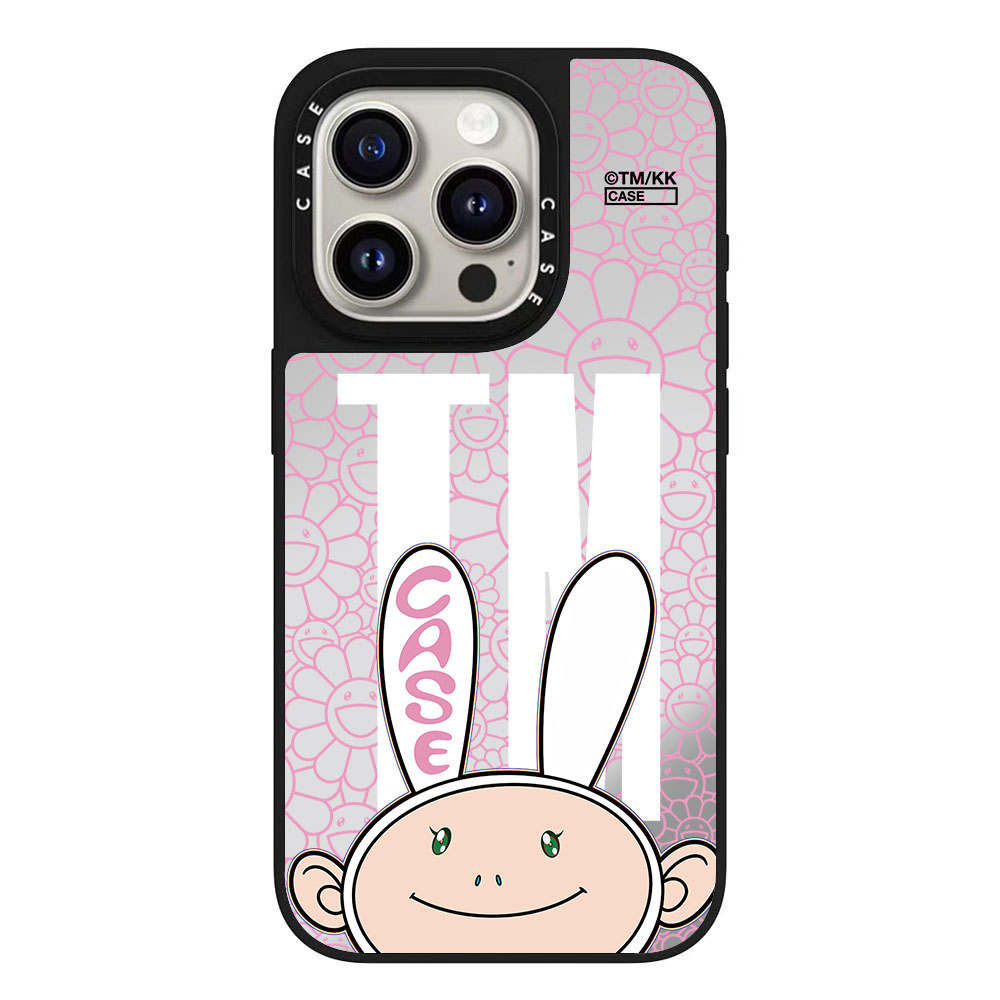 CASE同款新品村上隆艺术kaikai和kiki太阳花适用于苹果iPhone手机壳16promax保护套15plus全包14pro防摔磁吸