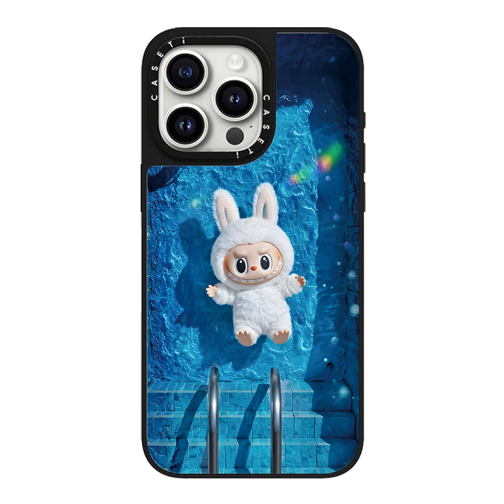 CASE同款新品联名泳圈酒杯拉布布适用苹果iPhone手机壳16promax保护套15plus全包14pro防摔13磁吸12全包镜面