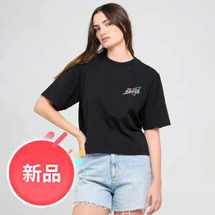 超赞后背 纯棉潮流宽松套头短袖 澳洲出口原单 新款 T恤女 夏装