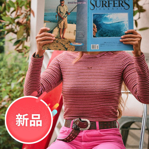 【质感条纹】澳洲出口原单R家 秋装新款 青春条纹修身长袖T恤 女