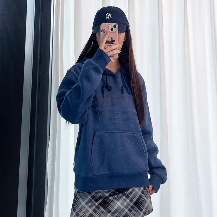 加绒宽松极简百搭卫衣