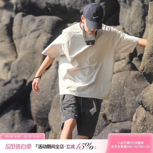 吕小虎简约宽松休闲短袖T恤潮
