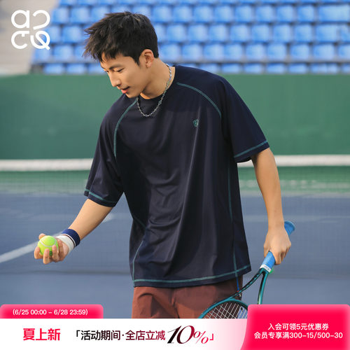 ACTUP夏季凉感轻量宽松短袖T恤