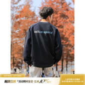 休闲青少年套头上衣 春季 吕小虎后背印花圆领长袖 卫衣男生2026新款