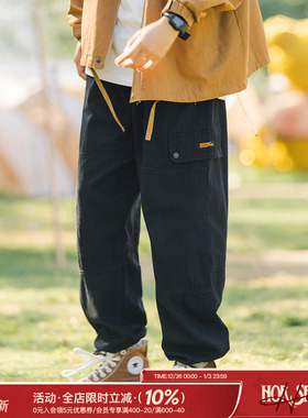 日系cityboy直筒休闲裤男 2025春秋新款工装束脚裤宽松百搭长裤子