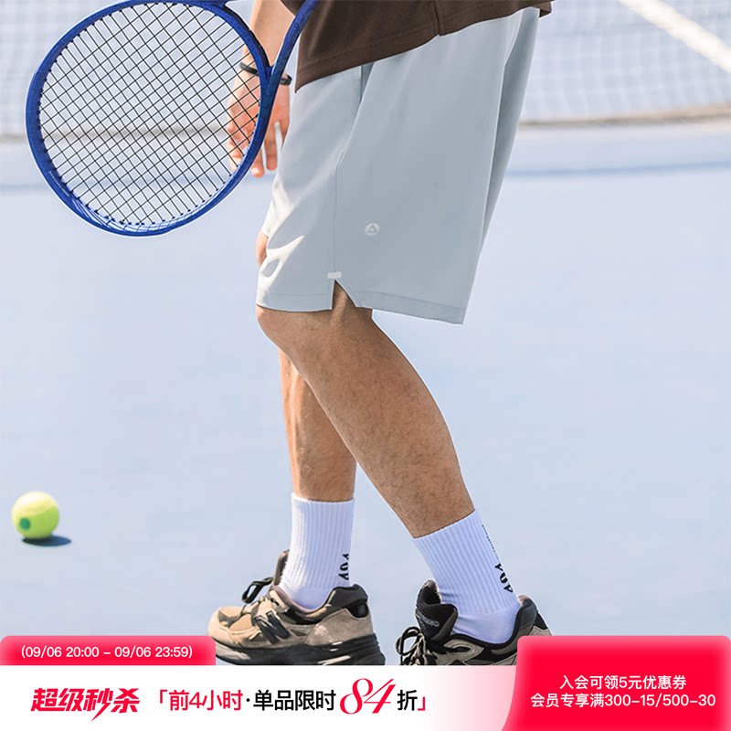 吕小虎美式透气立体反光烫画短裤图片