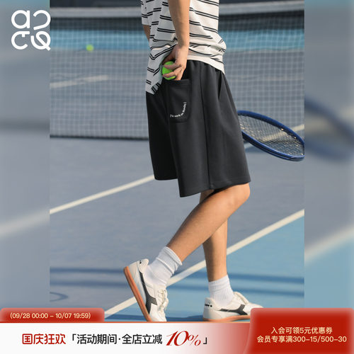 ACTUP美式休闲夏季五分卫裤男
