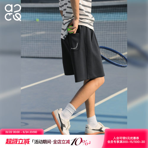 ACTUP美式休闲夏季五分卫裤男