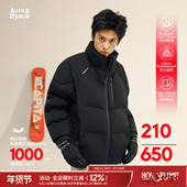 吕小虎ACTUP 冬季 立领加厚羽绒服男高充绒量90白鸭绒男生厚外套潮