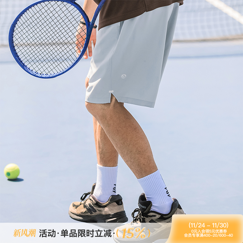 吕小虎美式透气立体反光烫画短裤