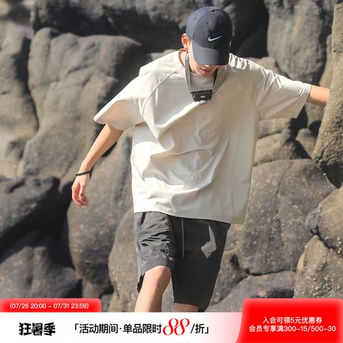 吕小虎简约宽松休闲短袖T恤潮