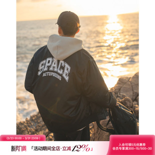 棒球服棉服青少年夹棉飞行夹克 加厚棉衣外套男美式 吕小虎冬季 新款