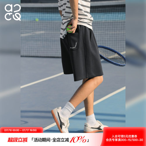 ACTUP美式休闲夏季五分卫裤男